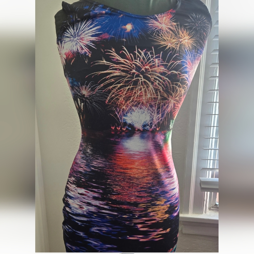 "BLACKMILK FIREWORK" MEDIUM DRESS
